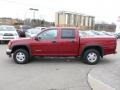 Dark Cherry Red Metallic 2005 Chevrolet Colorado LS Crew Cab 4x4 Exterior