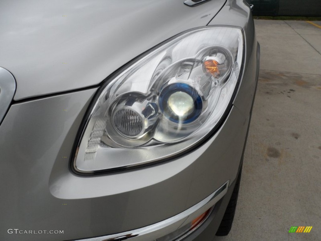 2008 Enclave CXL - Platinum Metallic / Titanium/Dark Titanium photo #10