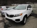 2011 Snow White Pearl Kia Sorento LX V6 AWD  photo #3
