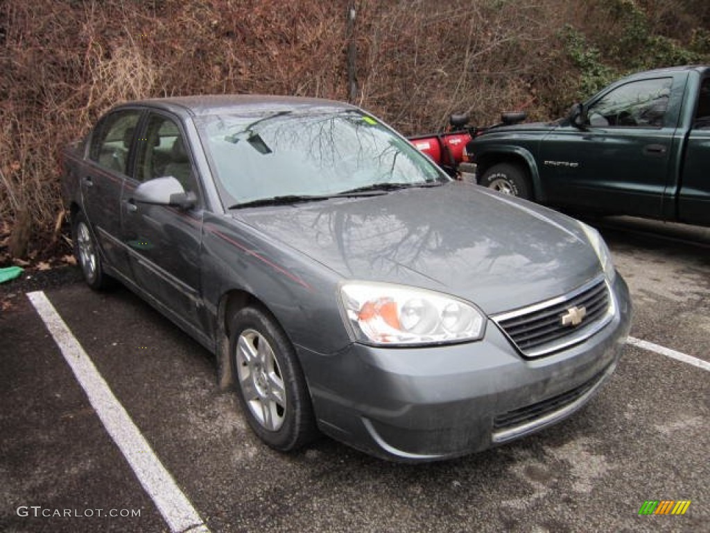 2006 Malibu LT V6 Sedan - Medium Gray Metallic / Titanium Gray photo #1