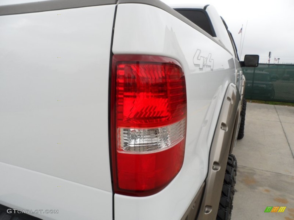 2006 F150 King Ranch SuperCrew 4x4 - Oxford White / Castano Brown Leather photo #17