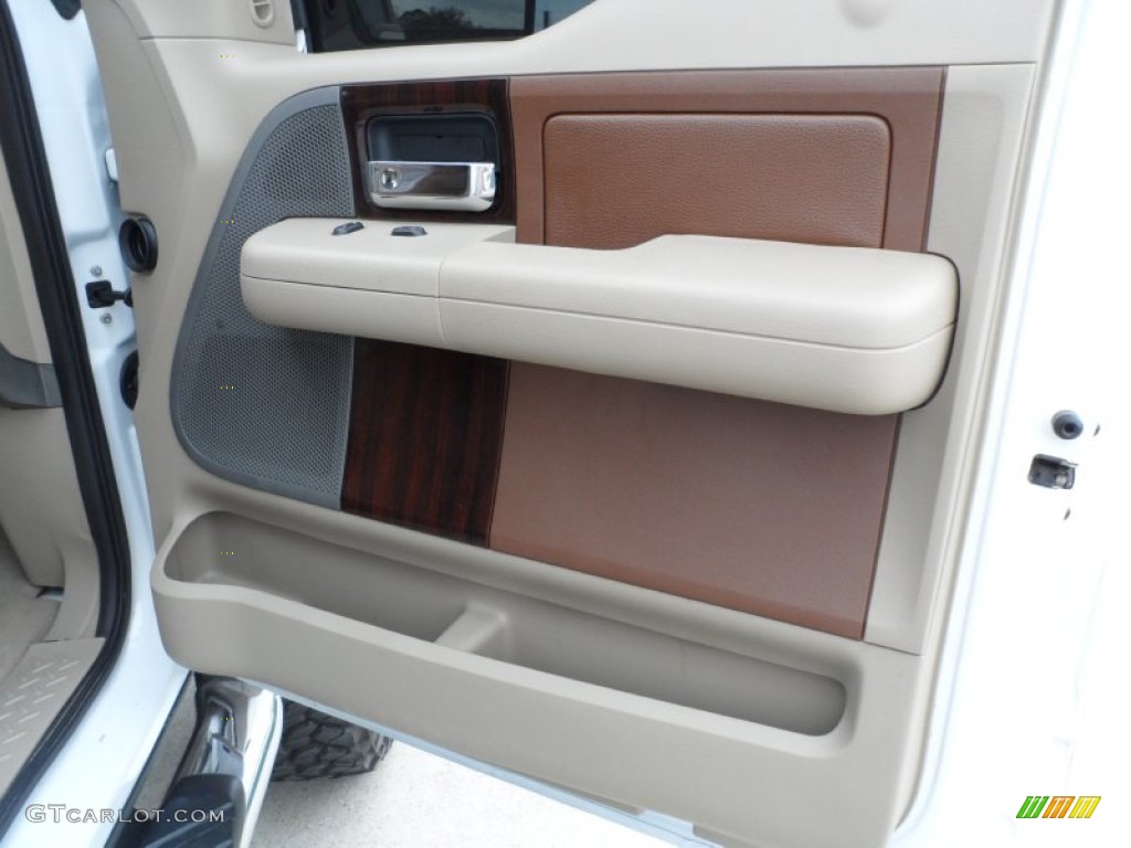 2006 F150 King Ranch SuperCrew 4x4 - Oxford White / Castano Brown Leather photo #21