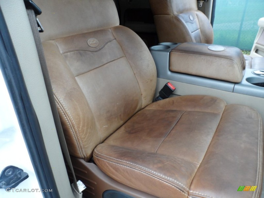 2006 F150 King Ranch SuperCrew 4x4 - Oxford White / Castano Brown Leather photo #23