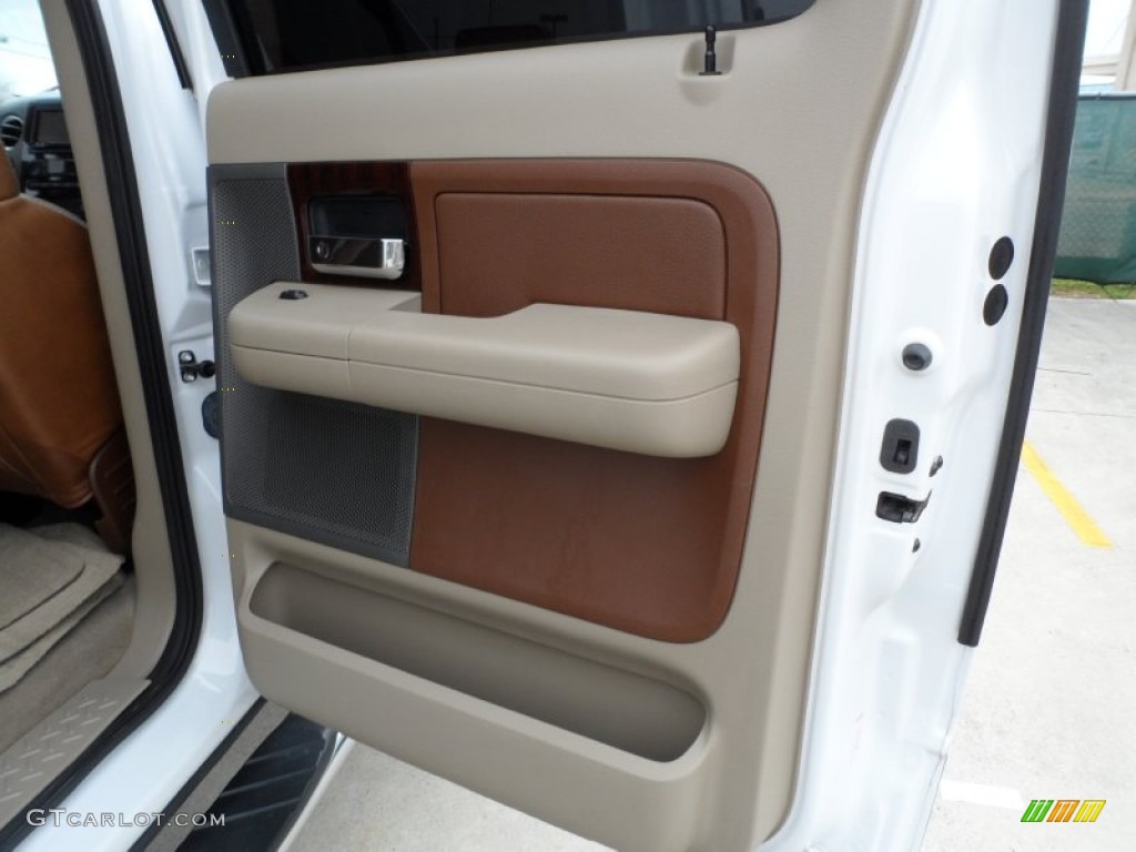2006 F150 King Ranch SuperCrew 4x4 - Oxford White / Castano Brown Leather photo #24