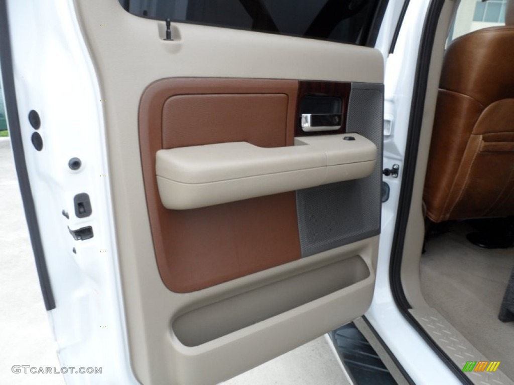 2006 F150 King Ranch SuperCrew 4x4 - Oxford White / Castano Brown Leather photo #26