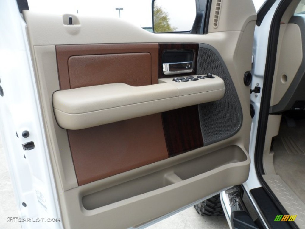 2006 F150 King Ranch SuperCrew 4x4 - Oxford White / Castano Brown Leather photo #28