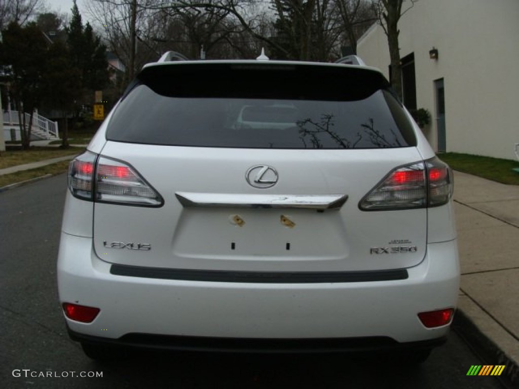 2010 RX 350 AWD - Starfire White Pearl / Parchment/Brown Walnut photo #5