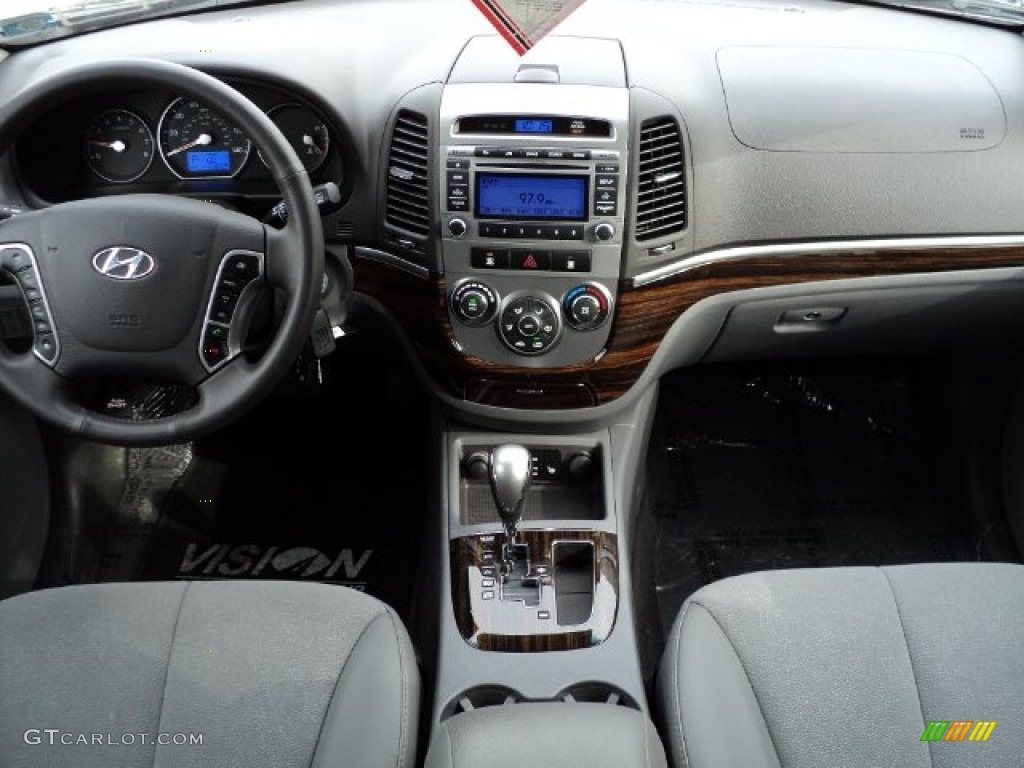 2012 Hyundai Santa Fe SE V6 AWD Gray Dashboard Photo #61813979