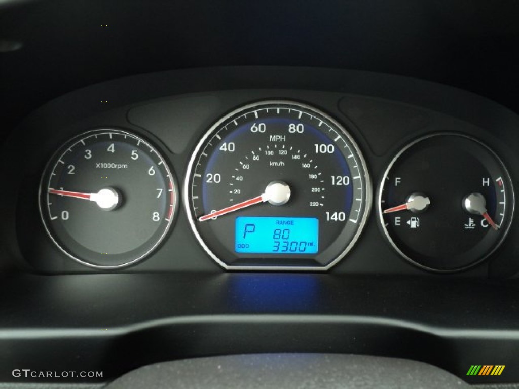 2012 Hyundai Santa Fe SE V6 AWD Gauges Photo #61814090