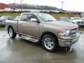 2009 Austin Tan Pearl Dodge Ram 1500 Laramie Quad Cab 4x4  photo #7