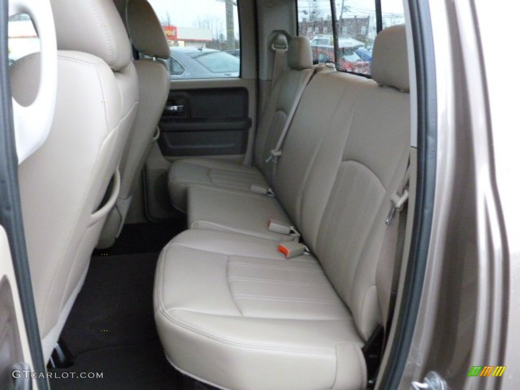 2009 Dodge Ram 1500 Laramie Quad Cab 4x4 Rear Seat Photo #61814774