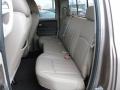 Light Pebble Beige/Bark Brown Rear Seat Photo for 2009 Dodge Ram 1500 #61814774