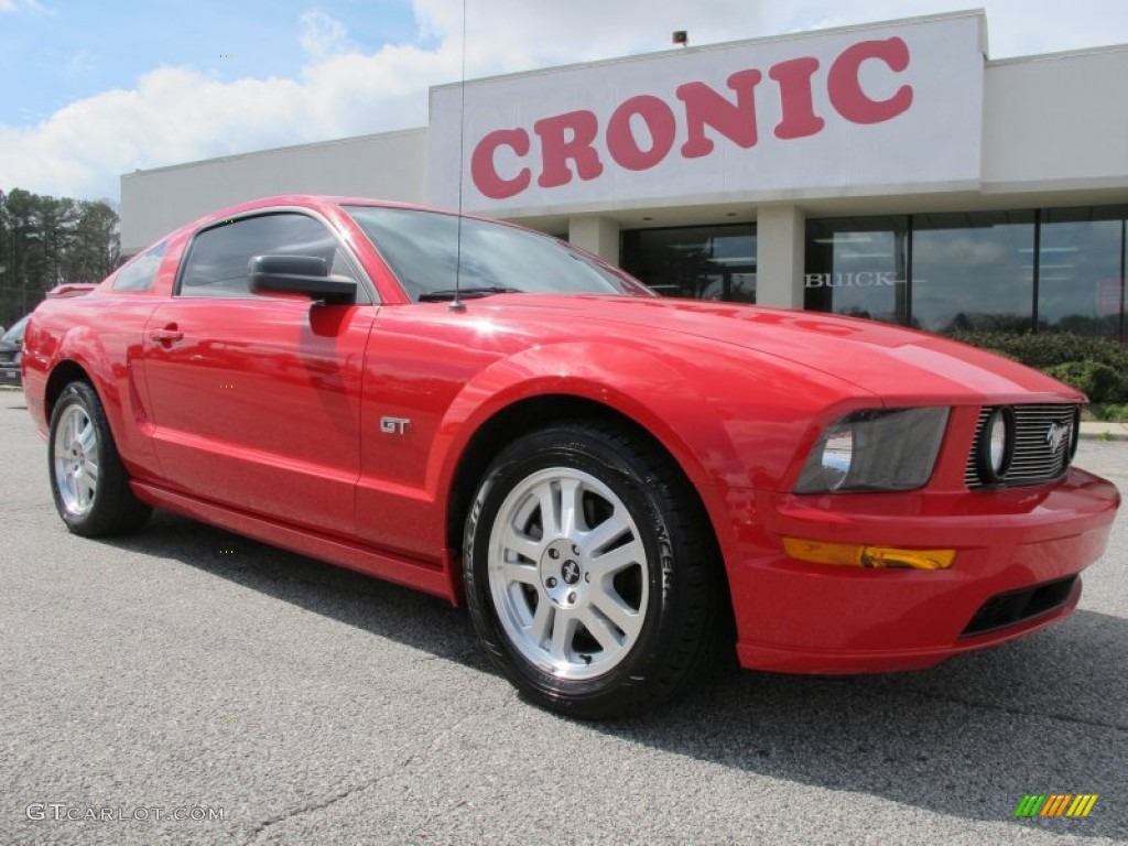 2007 Mustang GT Premium Coupe - Torch Red / Dark Charcoal photo #1