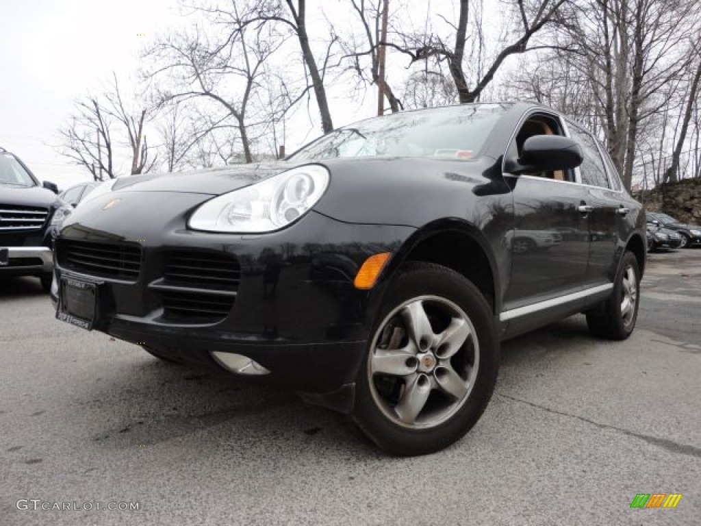 2006 Cayenne S - Dark Sea Blue / Havanna/Sand Beige photo #1