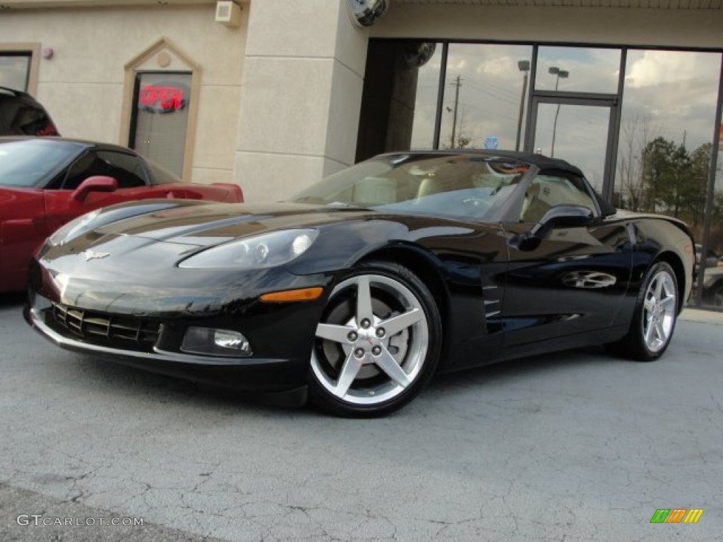 2005 Corvette Convertible - Black / Ebony photo #2