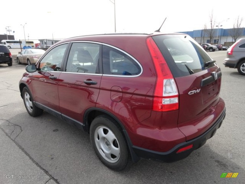 2009 CR-V LX 4WD - Tango Red Pearl / Gray photo #3