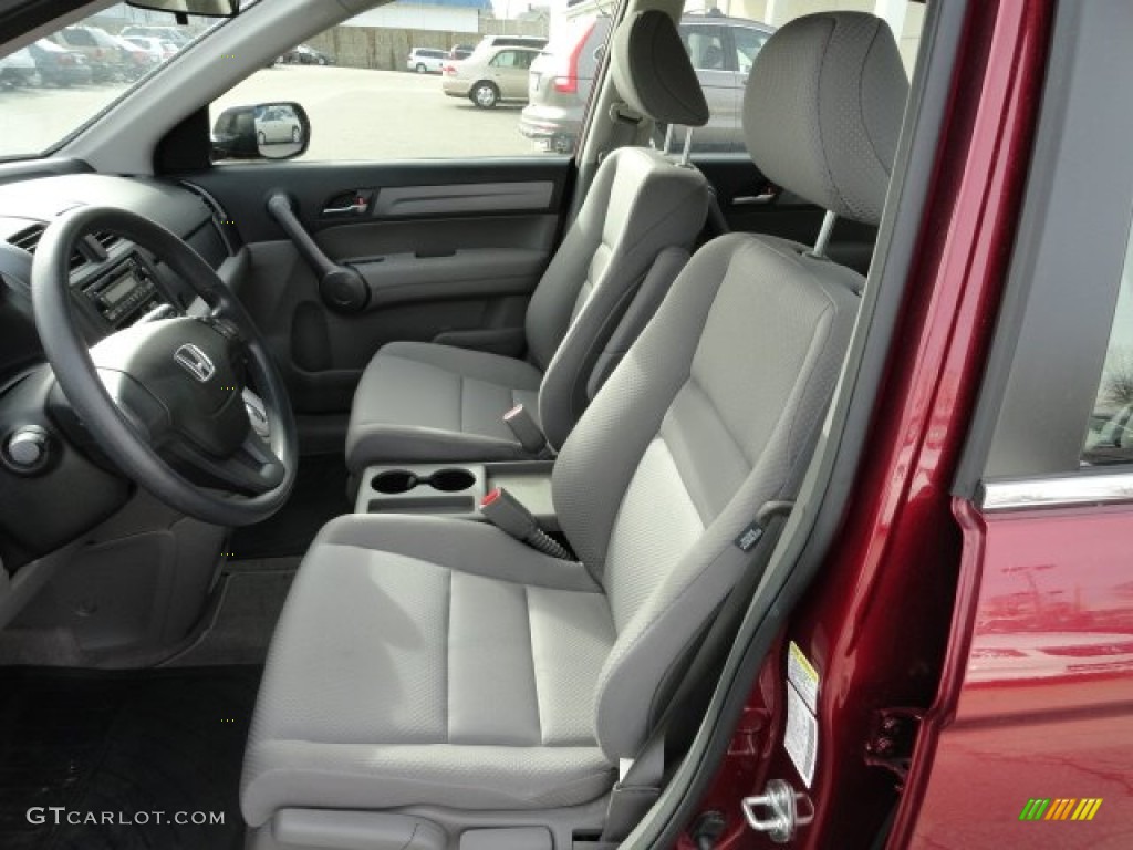 2009 CR-V LX 4WD - Tango Red Pearl / Gray photo #10