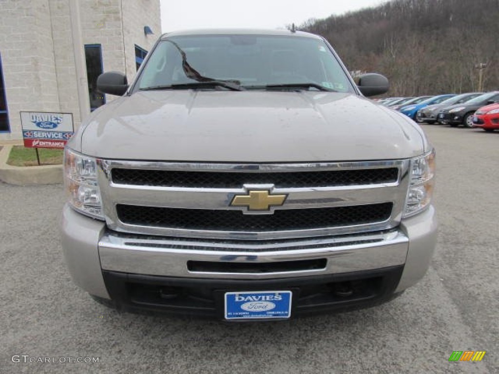 2009 Silverado 1500 LT Regular Cab 4x4 - Silver Birch Metallic / Ebony photo #7