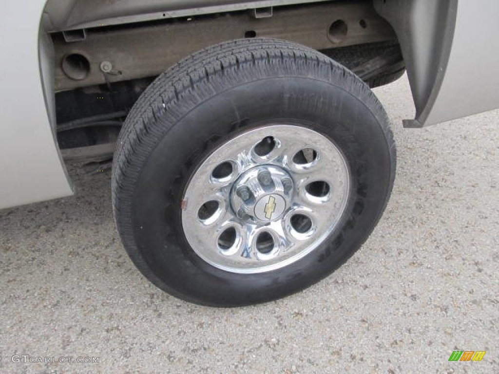 2009 Silverado 1500 LT Regular Cab 4x4 - Silver Birch Metallic / Ebony photo #8