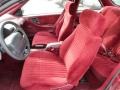 1994 Chevrolet Beretta Red Interior Interior Photo