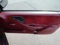 1994 Chevrolet Beretta Red Interior Door Panel Photo