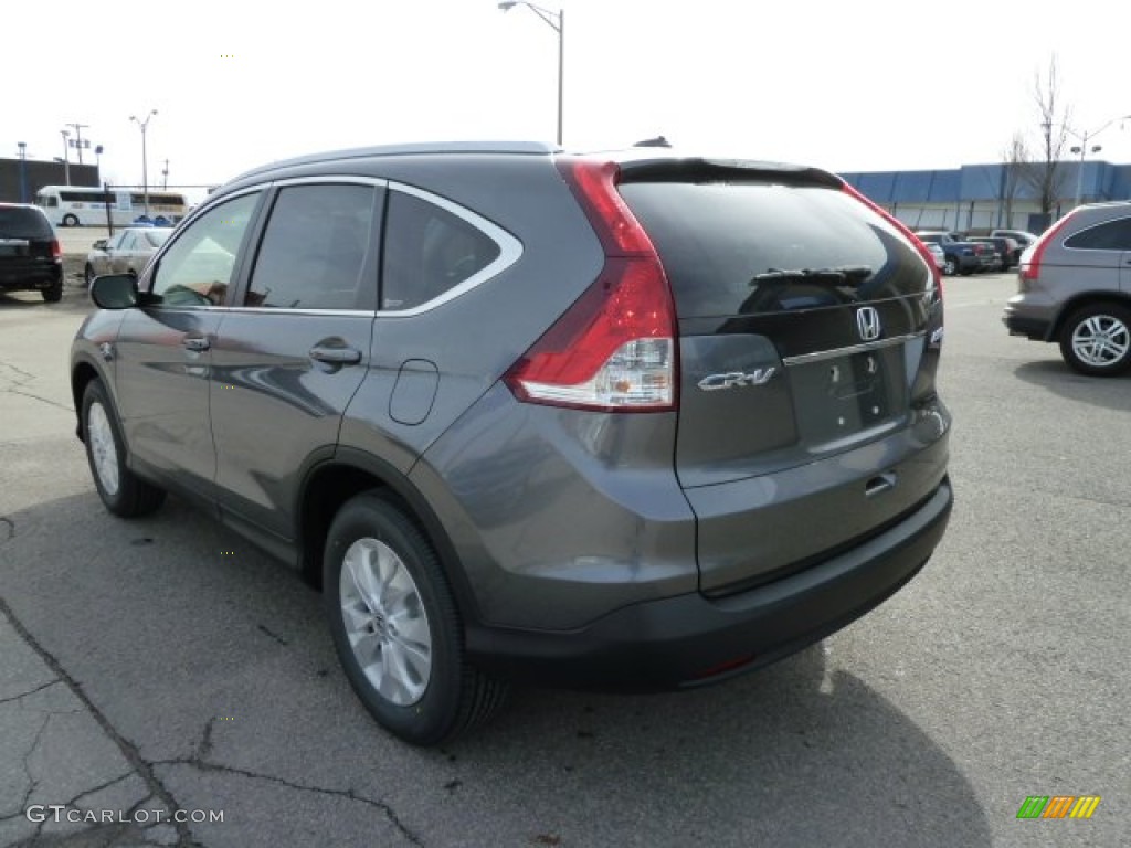 2012 CR-V EX-L 4WD - Polished Metal Metallic / Gray photo #3