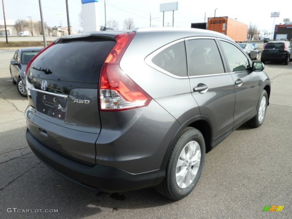 2012 CR-V EX-L 4WD - Polished Metal Metallic / Gray photo #5