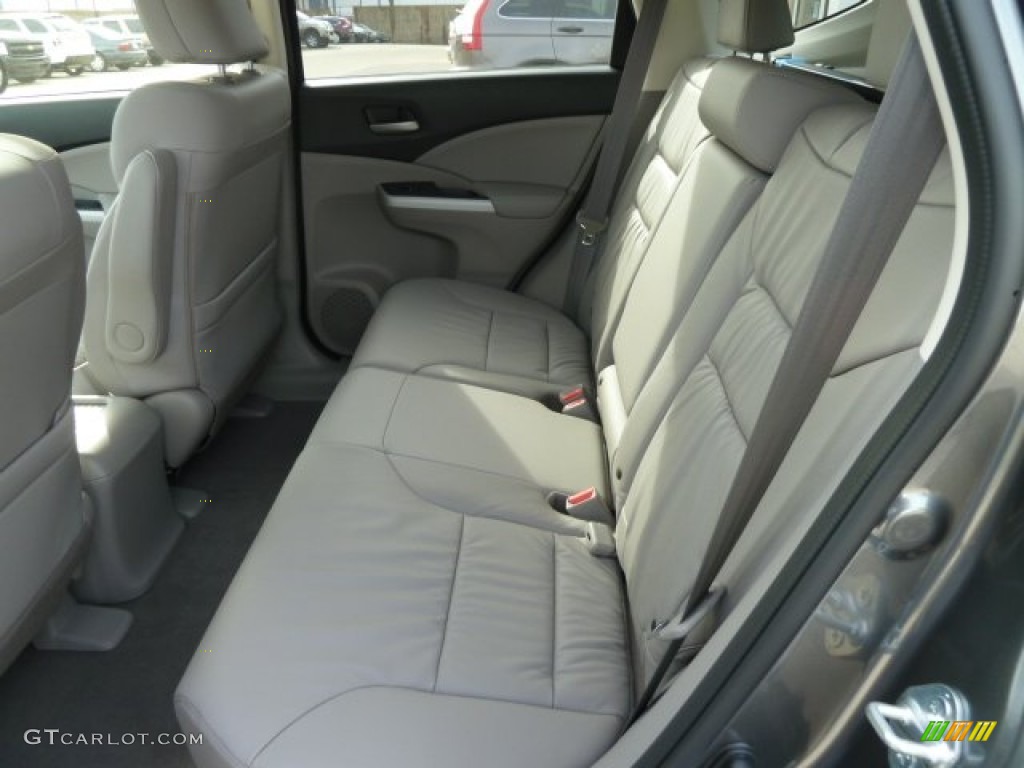 2012 CR-V EX-L 4WD - Polished Metal Metallic / Gray photo #11