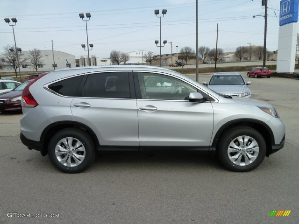 2012 CR-V EX-L 4WD - Alabaster Silver Metallic / Gray photo #6