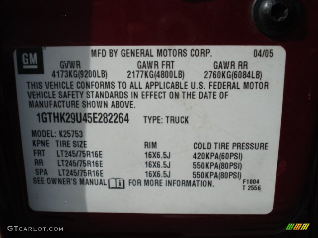 2005 Sierra 2500HD SLE Extended Cab 4x4 - Sport Red Metallic / Dark Pewter photo #15