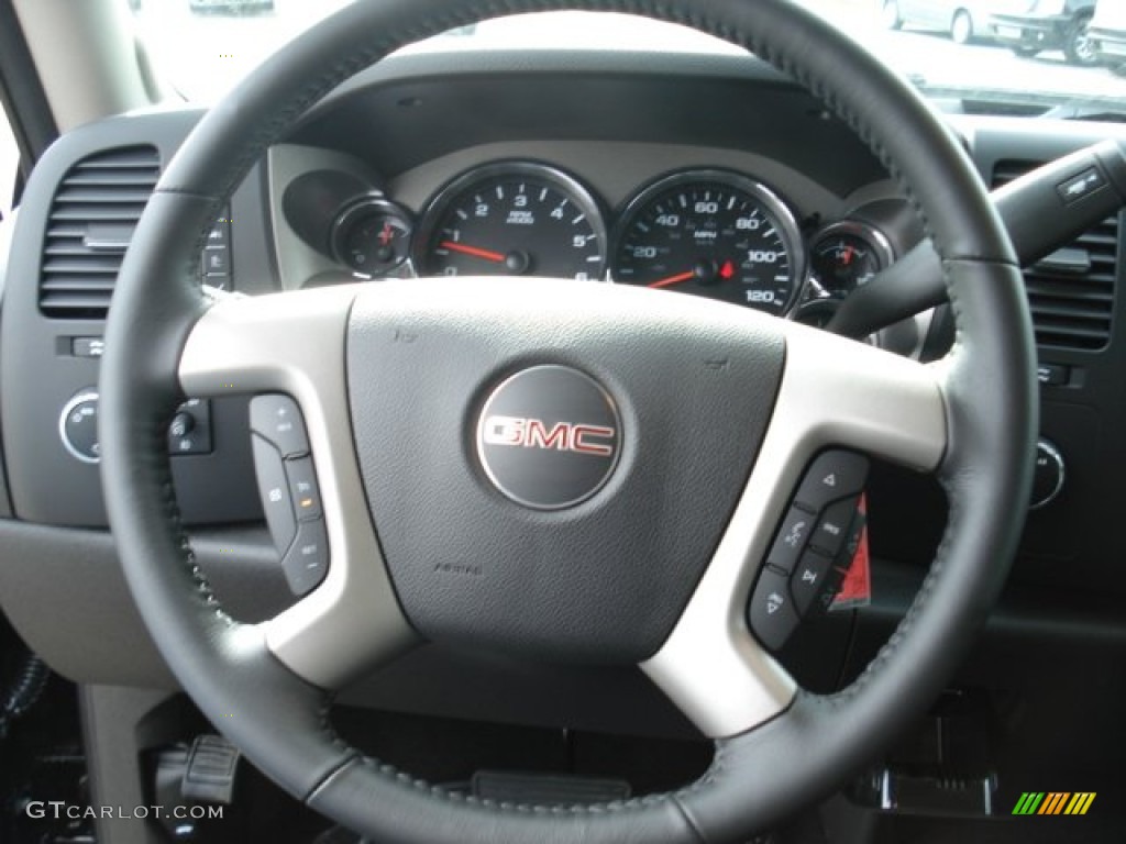 2012 Sierra 1500 SLE Extended Cab 4x4 - Onyx Black / Ebony photo #18