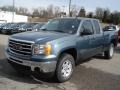 2012 Stealth Gray Metallic GMC Sierra 1500 SLE Extended Cab 4x4  photo #2