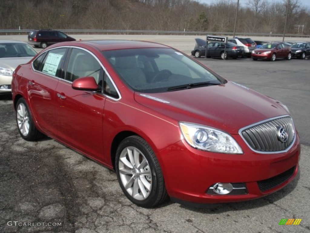 Crystal Red Tintcoat 2012 Buick Verano FWD Exterior Photo #61818896
