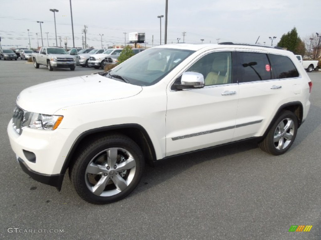 Stone White Jeep Grand Cherokee