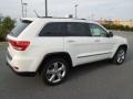 2012 Stone White Jeep Grand Cherokee Overland 4x4  photo #4