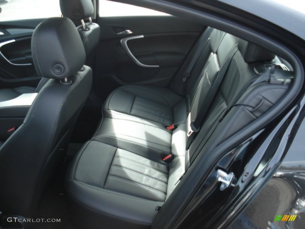 Ebony Interior 2012 Buick Regal Standard Regal Model Photo #61819306