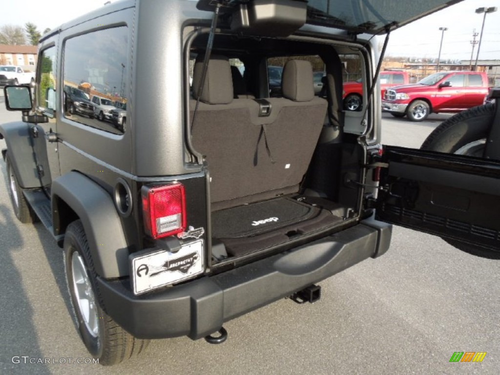 2012 Wrangler Sport S 4x4 - Black / Black photo #14