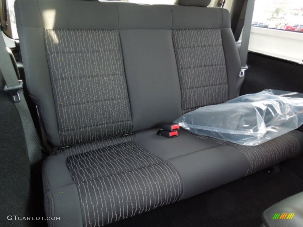 2012 Jeep Wrangler Sport S 4x4 Rear Seat Photo #61819622