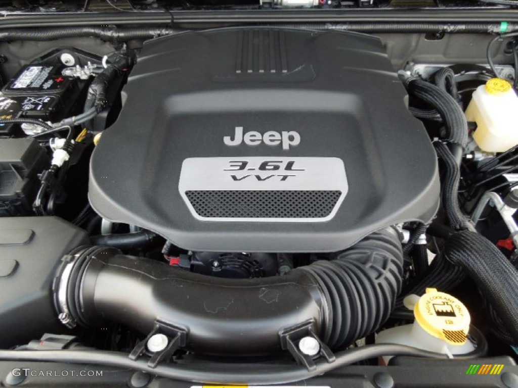 2012 Jeep Wrangler Sport S 4x4 3.6 Liter DOHC 24-Valve VVT Pentastar V6 Engine Photo #61819655