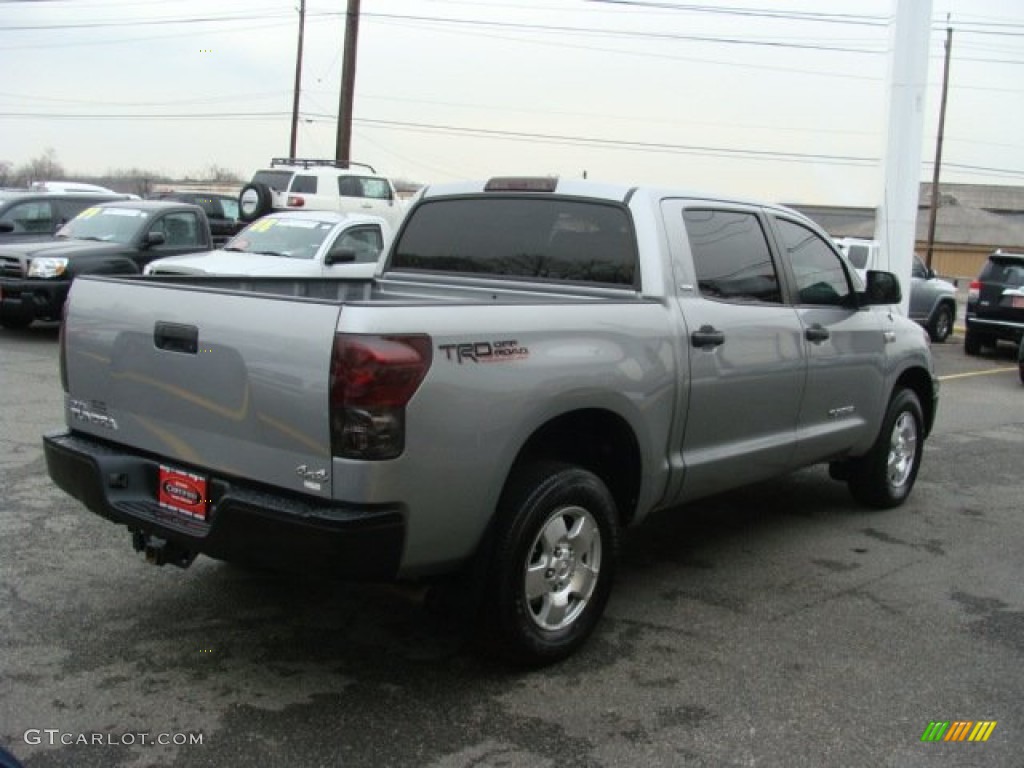 2008 Tundra TRD CrewMax 4x4 - Silver Sky Metallic / Black photo #4