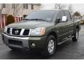 2004 Canteen Green Nissan Titan SE Crew Cab 4x4  photo #3