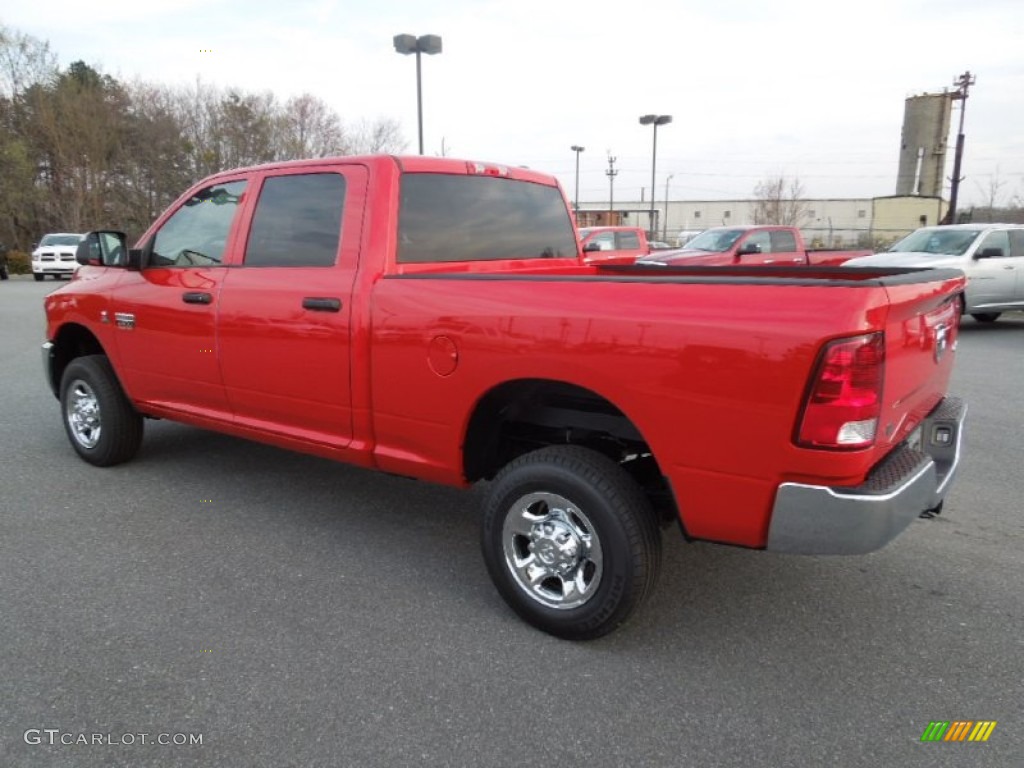 2012 Ram 2500 HD ST Crew Cab 4x4 - Flame Red / Dark Slate/Medium Graystone photo #3