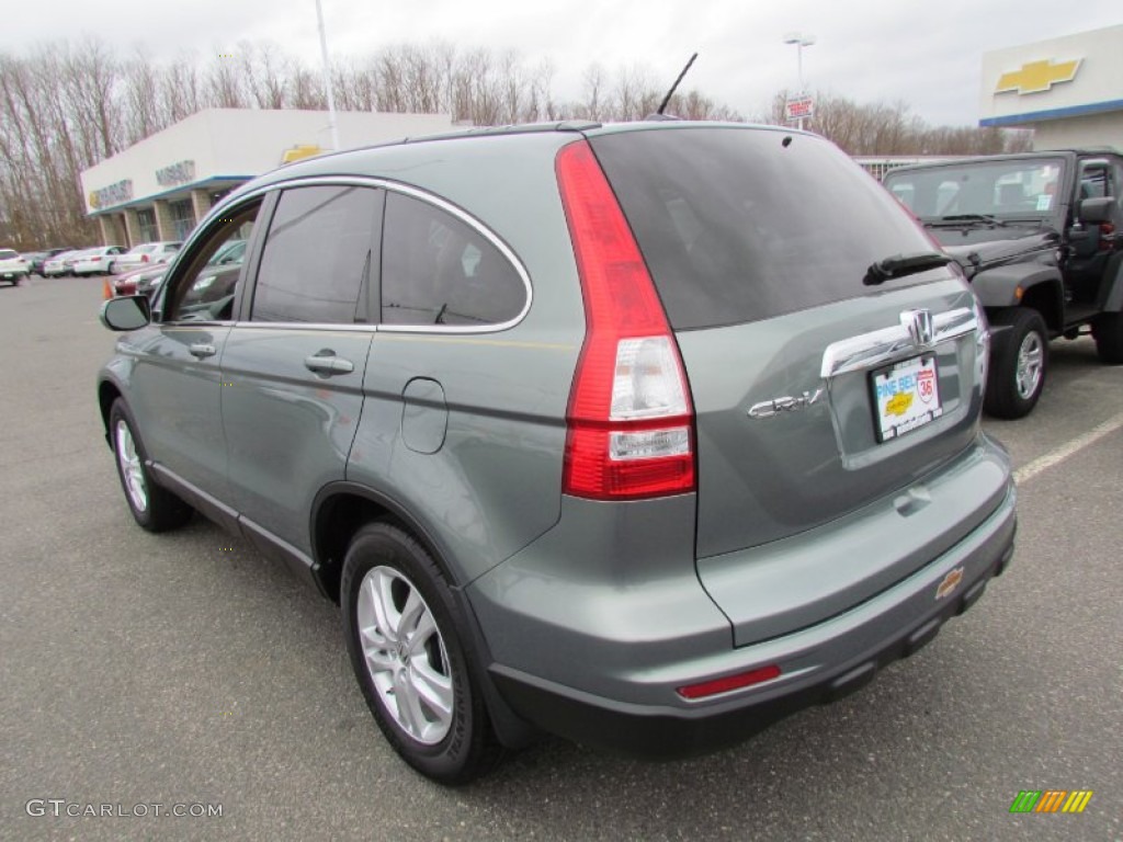 2010 CR-V EX-L AWD - Opal Sage Metallic / Ivory photo #5