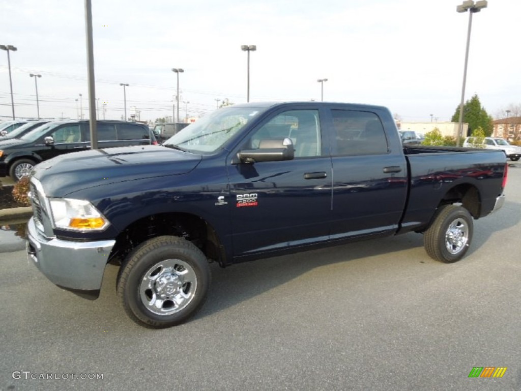 2012 Ram 2500 HD ST Crew Cab 4x4 - True Blue Pearl / Dark Slate/Medium Graystone photo #1