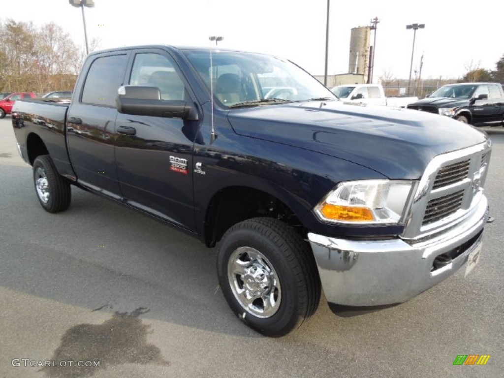 2012 Ram 2500 HD ST Crew Cab 4x4 - True Blue Pearl / Dark Slate/Medium Graystone photo #2