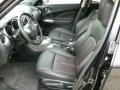 Black/Red w/Silver Trim 2011 Nissan Juke SL AWD Interior Color
