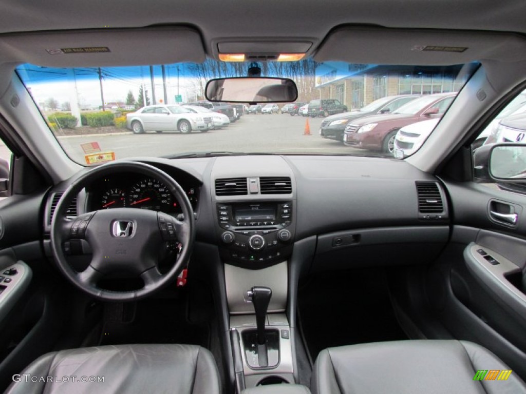 2005 Accord EX-L V6 Sedan - Redondo Red Pearl / Black photo #9