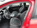 Front Seat of 2009 A4 2.0T Premium quattro Sedan