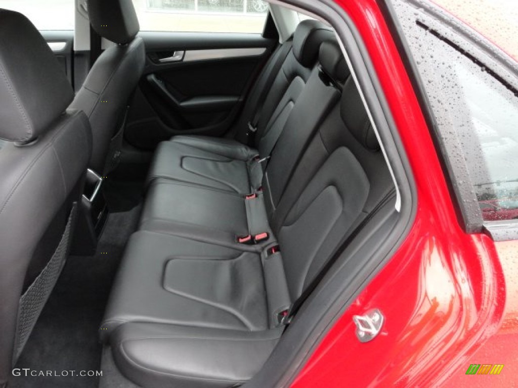 Black Interior 2009 Audi A4 2.0T Premium quattro Sedan Photo #61821728