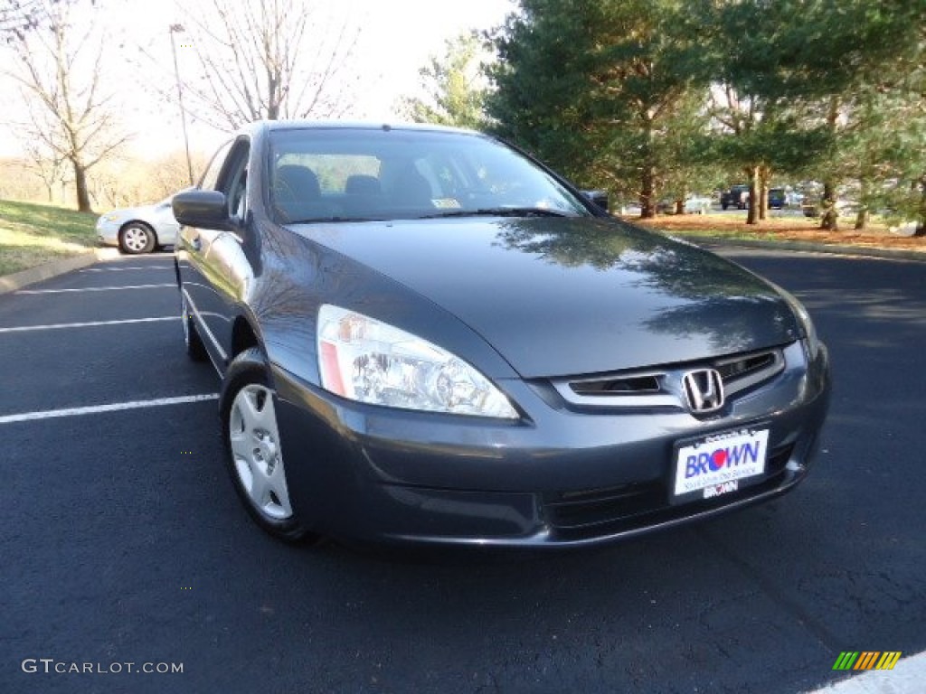 2005 Accord LX Sedan - Desert Mist Metallic / Gray photo #1